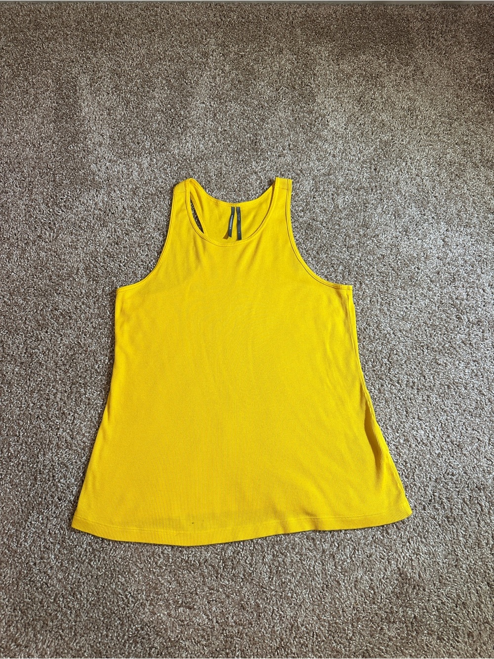 Anthropologie Bright Yellow Racerback Tank